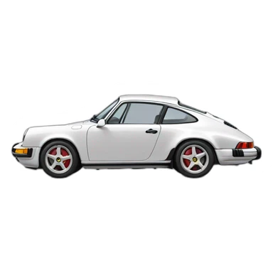 Porsche 911 992 sticker
