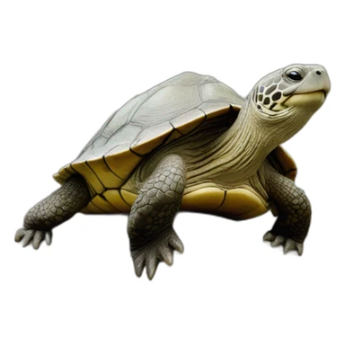 Tortue sur une loutre sticker
