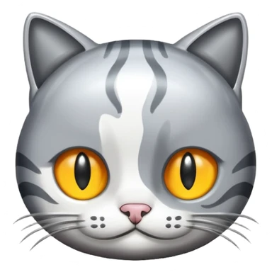 a flat round cat food can sticker