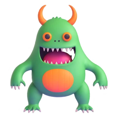 monster creature sticker