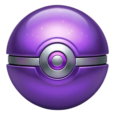 glitter purple marvel pokebola sticker