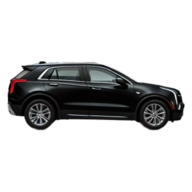 Black Cadillac xt4 sticker