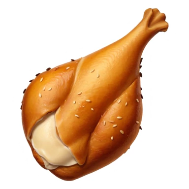 chicken leg sticker