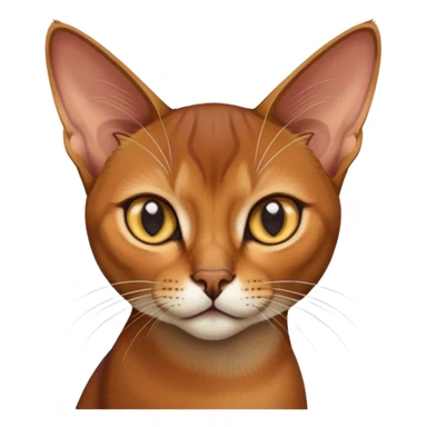 Abyssinian cat sticker