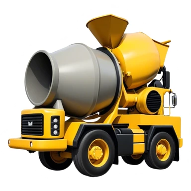 Cement Mixer - Mack Granite (Model Year: 2022) (Iconic colour: Yellow and black) sticker