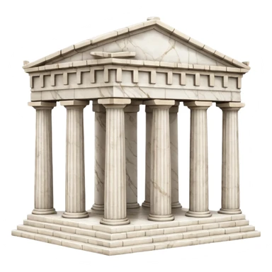 The Greek Temple sticker