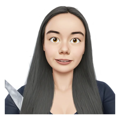 girl smiling in car interior sticker