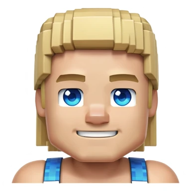 Minecraft Steve character sticker
