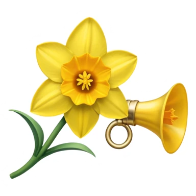 daffodil sticker