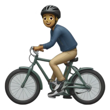 boy bike sticker