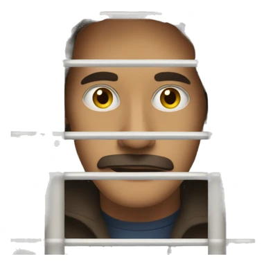 Looking through the blinds sticker