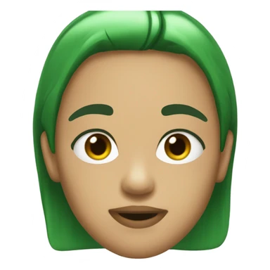 Brat green with text that says “slay” sticker