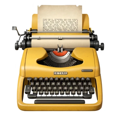 Typewriter with paper that says retard on paper no logo on typewriter  sticker