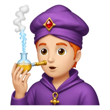potion maker blowing kiss made of spark dust sticker