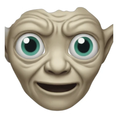 Gollum with puddle sticker