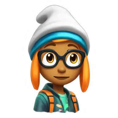 inkling splatoon sticker