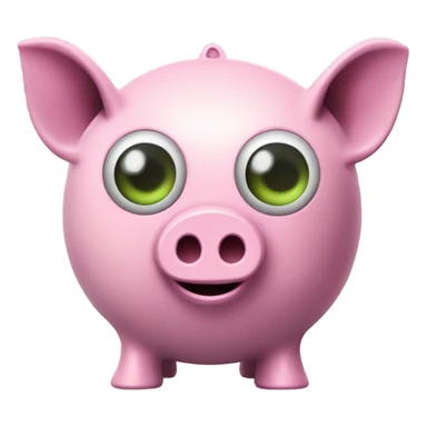 alien piggy bank sticker