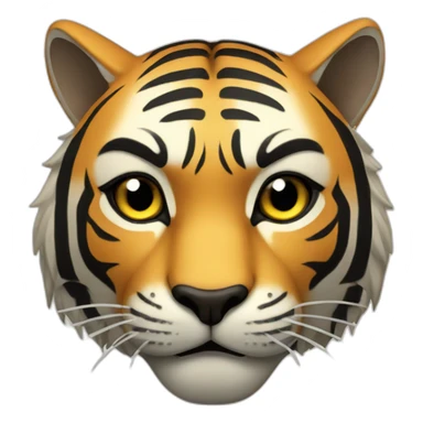 Samurai tiger sticker