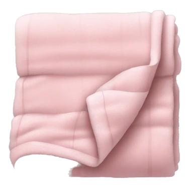 Soft pink blanket sticker