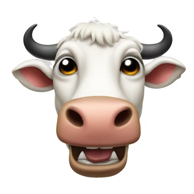 Evil cow sticker