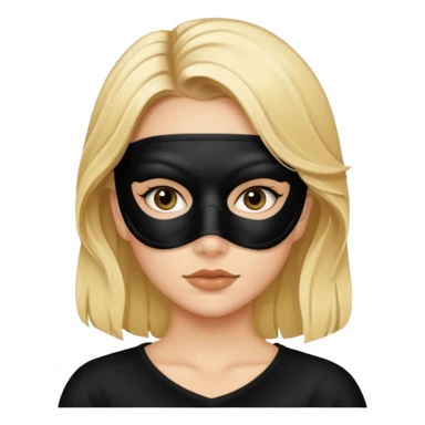 Create a blonde and pretty criminal sticker