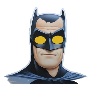 Batman. Marseille.foot sticker