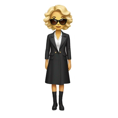 Runway British model sticker