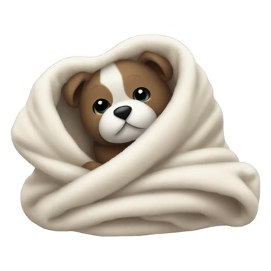 cozy fluffy blanket sticker