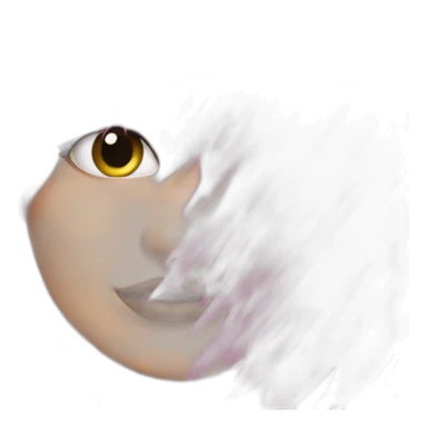 woman punk hair pink sticker