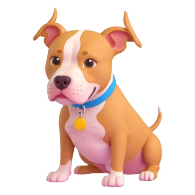 pitbull dog sticker