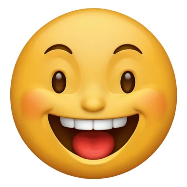 Crazy laughing emoji sticker