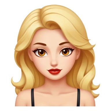 Sexy smolder flirty face sticker