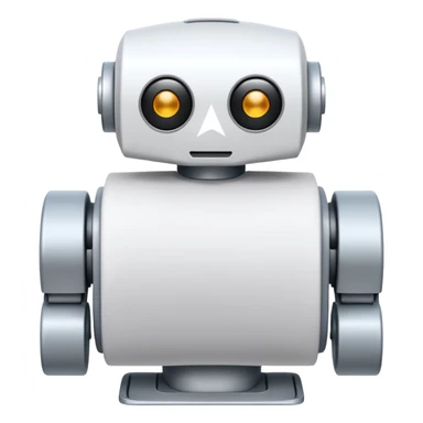 Un robot de papel higiénico sticker