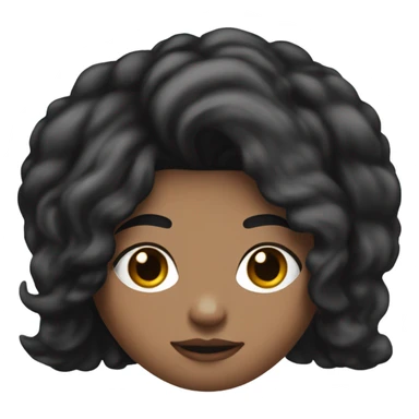 White Girl with long black hair and freckles wearing buffalo bills jersey sticker