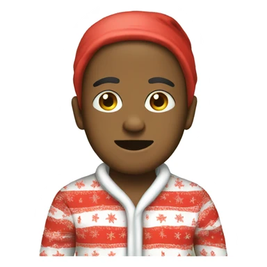 christmas pajamas sticker