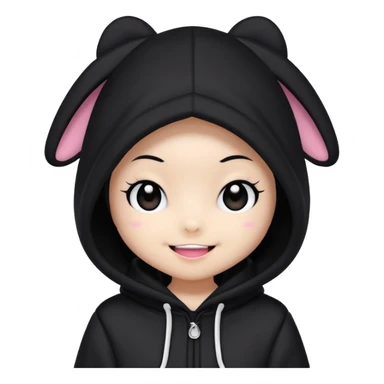 Kuromi from sanrio sticker