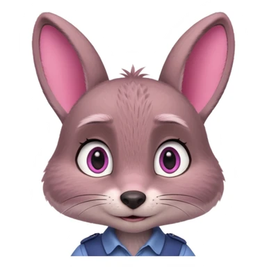 judy hopps from zootopia, disney sticker