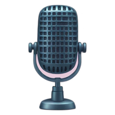 podcast microphone sticker