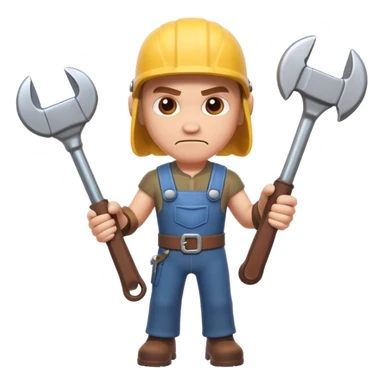 A Mechanic Wrench In A Clash Of Clans Aesthetic sticker