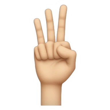 forefinger to right sticker