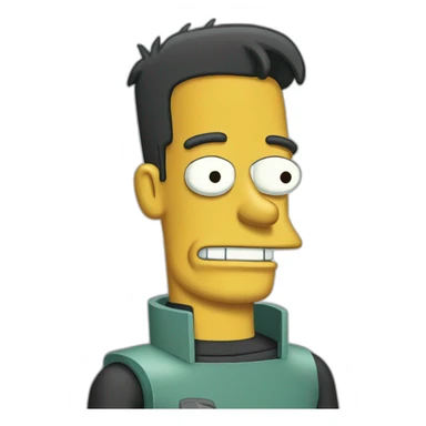 Bender rodrigez futurama sticker