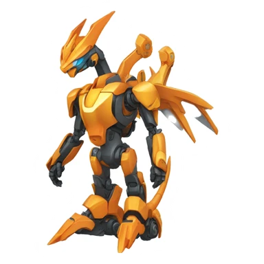 Futuristic Medabot-Charizard-Mecha sticker