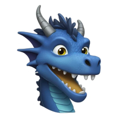 Dragon DreamWorks krokmou sticker