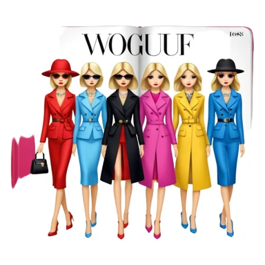 Vogue journal  sticker