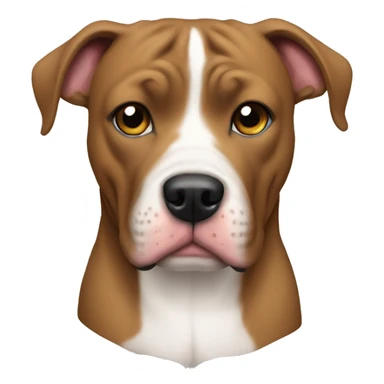 Pitbull mastiff mix sticker