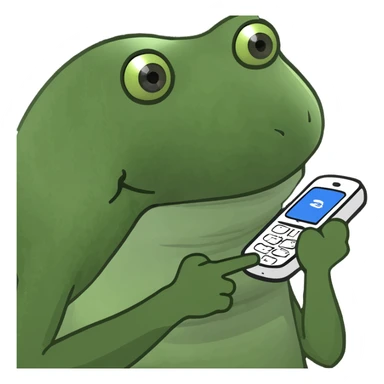 scrolling on spam phone sticker