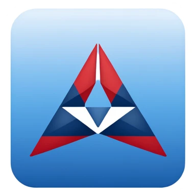 Delta airlines logo sticker