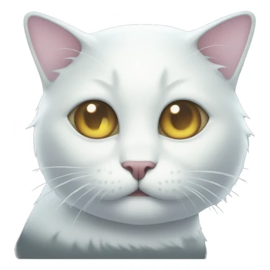 ghost cat sticker
