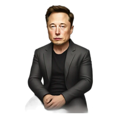 elon musk sad sticker