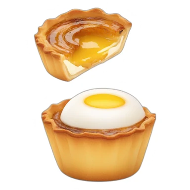 egg tart sticker
